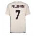 AS Roma Lorenzo Pellegrini #7 Venkovní Dres 2023-24 Krátkým Rukávem